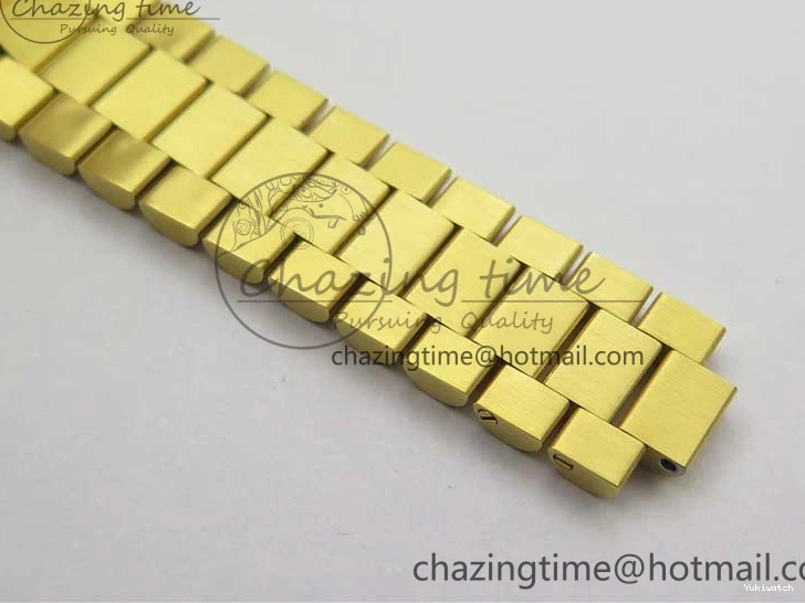 Bracelet Dial EWF 31mm ETA2688 Best Green YG Daydate Edition Malachite YG President on 278288 0430